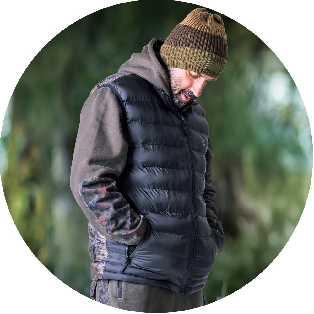One More Cast Vesta Splash Camo Knight Gilet